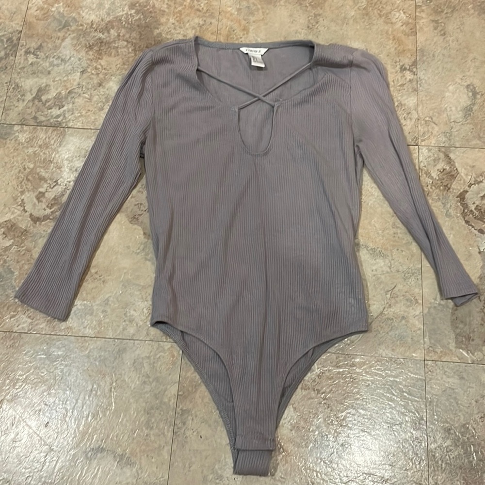 Forever21 ribbed bodysuit